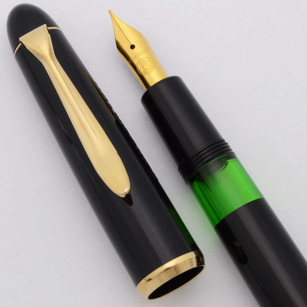 vintage Pelikan 120 万年筆　字幅EF 整備済み Pelikan 120 Fountain Pen (1950-60s)- Black, Piston Filler, GP Fine
